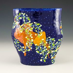 Marissa Y Alexander's Vase (Floating Sister Series) Drops of Light Flicker Behind #mal29