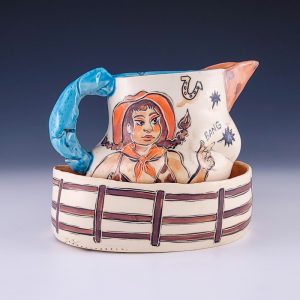 Anika Major's Cowgirl Corral Pitcher and Cups Set #amajor01