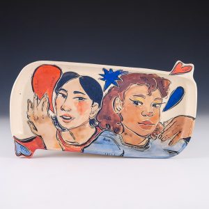 Anika Major's Gossiping Babe Tray #amj53