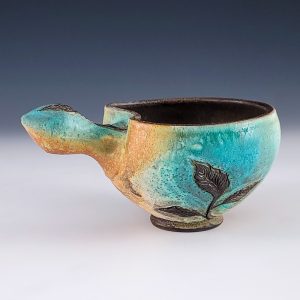 Shikha Joshi's Side Handle Bowl with Carving #DMACsj113