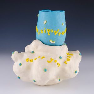 Ashley Akerson's Wine Cup and Cloud Base "Dream, Play, Jump, Dance, Sit, Savor Your Rest" #akersona2