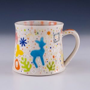 Masa Sasaki's Princess Mug with Deer Motif #mm8msas03
