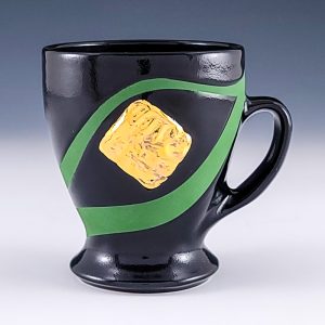 Stephen Phillips' Black on Green Gold Nugget Mug #mm8sphi03