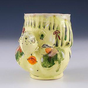 Sami Tsang's Nose Pinching Green Mug #st04