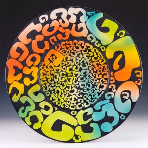 Kyle Scott Lee's Colorblast Platter #pttrn2klee01