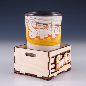 Delvin Goode's Swirl Smile Cup (Orange) #dg11