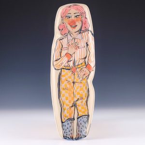 Anika Major's Rodeo Clown tray #fs3amaj04