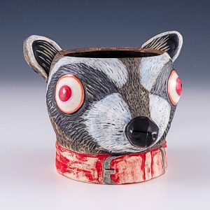 Annie Boyer's Rodney the Pet Raccoon Tiki Cup #lc9aboy02