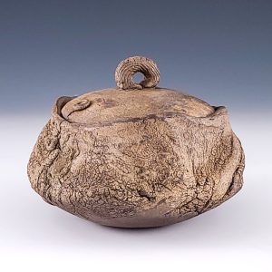 Shikha Joshi's Rustic Lidded Jar #rc2sjos04