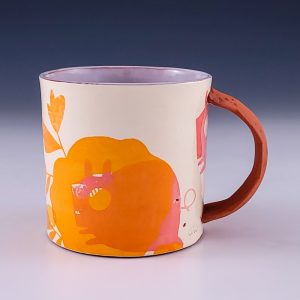 Catie Miller's Overlay Pig and Flora Mug #mm9cmil01