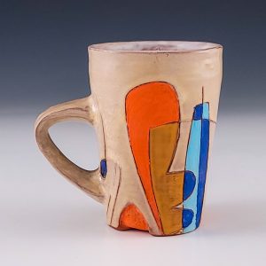 Rosa Salas' Orange and Blue Mug #mm9rsal01