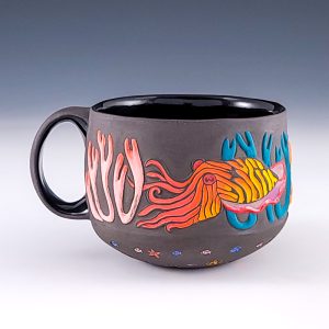 Lauren Faust's Sea Turtle and Cuttlefish Mug #mm9lfau03