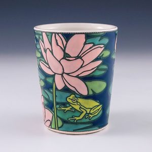 Renee LoPresti's Lotus & Frogs tumbler #mm9rlop03