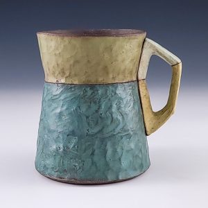 Bekah Bliss' Divided Greens & Blues Mug #mm9bbli04