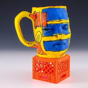 Morning Blues Face Mug #mnw06