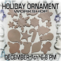 Holiday Ornament Workshop - December 7th 6-8PM