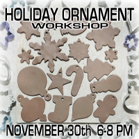 Holiday Ornament Workshop - November 30th 6-8PM