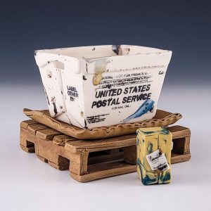 Slade/Kowalczyk USPS Planter with Saucer and Pallet #cstk19