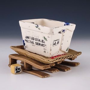 Slade/Kowalczyk USPS Planter with Saucer and Pallet #cstk23