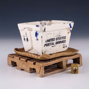 Slade/Kowalczyk USPS Planter with Saucer and Pallet #cstk26