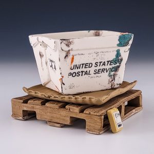 Slade/Kowalczyk USPS Planter with Saucer and Pallet #cstk27