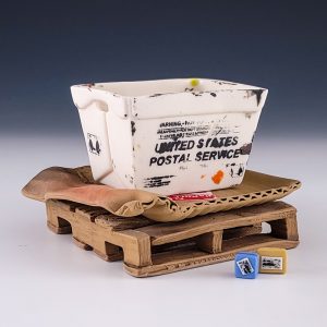 Slade/Kowalczyk USPS Planter with Saucer and Pallet #cstk16