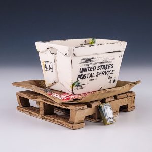 Slade/Kowalczyk USPS Planter with Saucer and Pallet #cstk30
