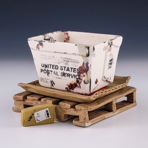 Slade/Kowalczyk USPS Planter with Saucer and Pallet #cstk31