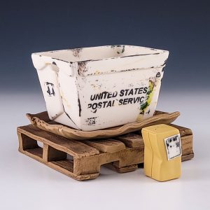 Slade/Kowalczyk USPS Planter with Saucer and Pallet #cstk32