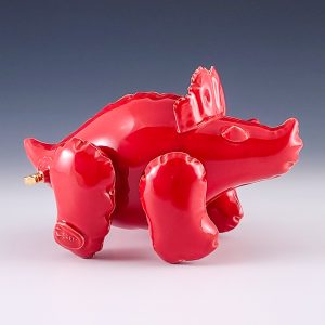 Red Triceratops #bk111