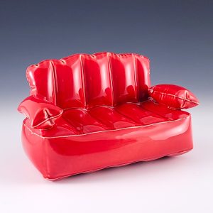 Red Inflatable Couch #bk123