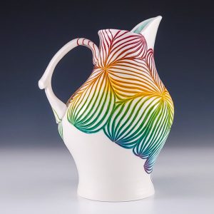 Kirsty Kash's Rainbow Carved Ombré Pitcher #lc10kkas03