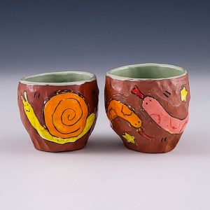Laura Casas' Snail + Snake Sipper Set #lc10lcas02