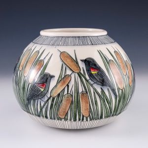 Red-winged Blackbird Jar #blar25