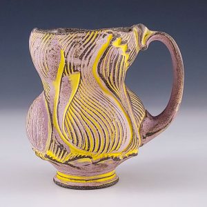 Scraggle Mug with 3 Purples and 3 Yellows #eb470