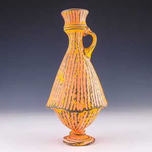 Skirted Bottle with Tintent Orange Ombré #eb471