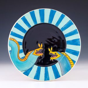 Ribbon Eel Dinner Plate #evb26