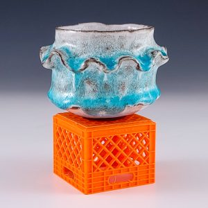 "City Pool" Orange Crate Teabowl #mnw08