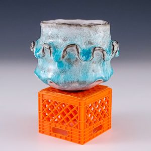 "City Pool" Orange Crate Teabowl #mnw09