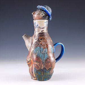 Anika Major's Soda Fired Cowbabe Ewer #eiamaj01