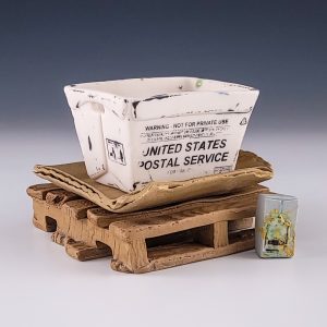 USPS Planter with Saucer and Pallet #cstk36