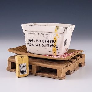 USPS Planter with Saucer and Pallet #cstk38