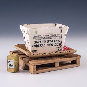 USPS Planter with Saucer and Pallet #cstk39