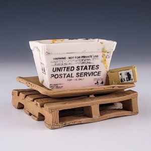USPS Planter with Saucer and Pallet #cstk41