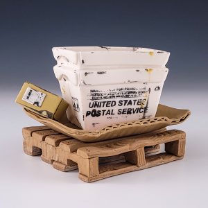 USPS Planter with Saucer and Pallet #cstk43