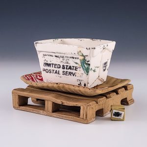 USPS Planter with Saucer and Pallet #cstk35