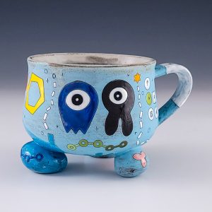 Masa Sasaki's Blue Tripod Alien Mug #mm10msas01
