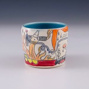 Carole Epp's We Are Sleeping in the Fire Cup #mm10cepp01