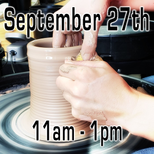 1 Time Class September 27th 11:00am - 1:00pm