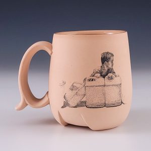 Juan Barroso's Child Waiting for Water Mug #mm10jbar01